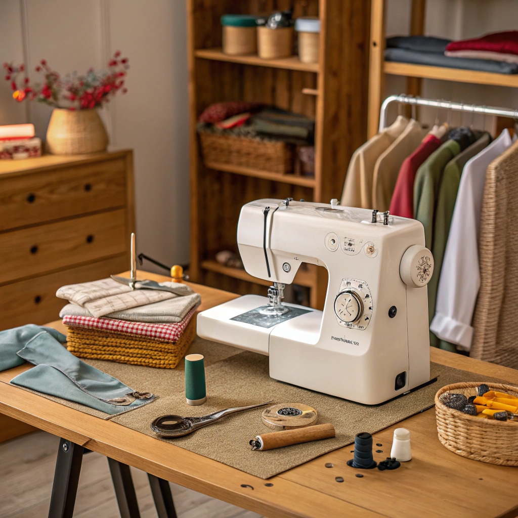 Hands working on alterations